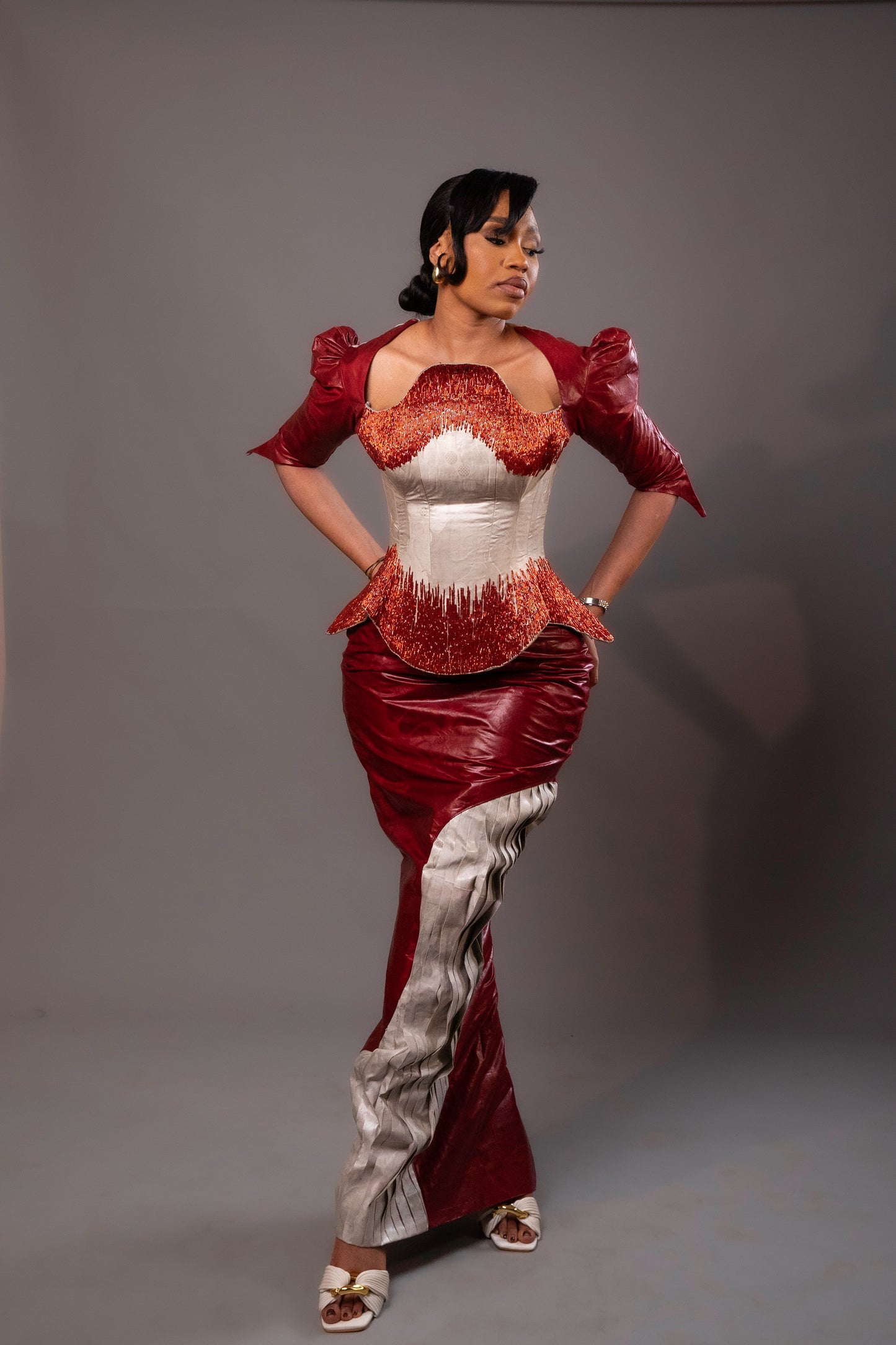 ensemble jupe en bazin