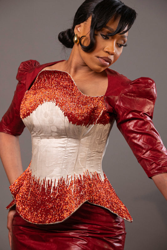 ensemble jupe en bazin